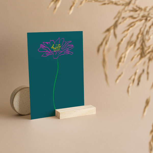 Catherine-Toews-Pop-Floral-Greeting-Card-Zinnia