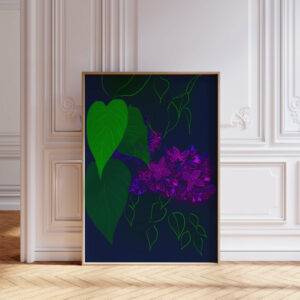 Lilacs - FLORA editions Art Prints & Cards for Flower Lovers by Catherine Toews - Giclée fine art print on archival paper