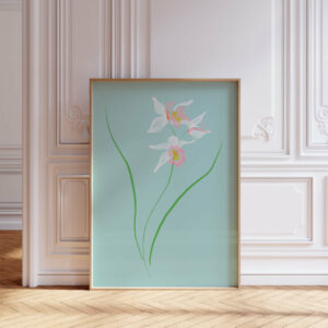 Orchid - FLORA editions Art Prints & Cards for Flower Lovers by Catherine Toews - Giclée fine art print on archival paper
