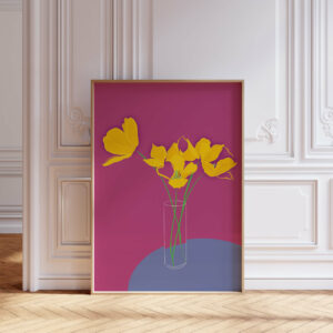 Yellow Tulips - FLORA editions Art Prints & Cards for Flower Lovers by Catherine Toews - Giclée fine art print on archival paper
